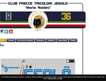 Tablet Screenshot of clubfreccetricolorijesolo.org